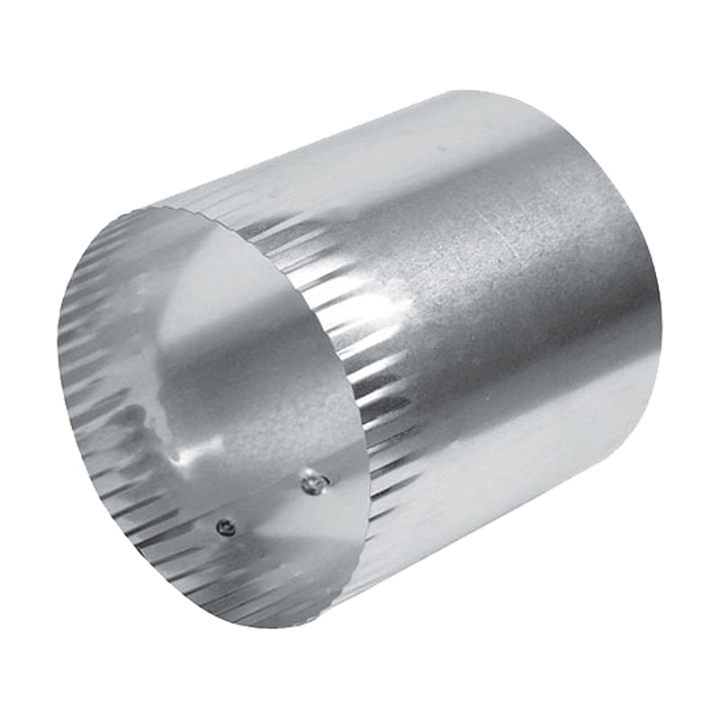 Duct Connector, 4 in Union, Aluminum