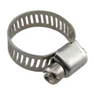 #80 3-1/2"-5-1/2" Hose Clamp, Stainless Steel