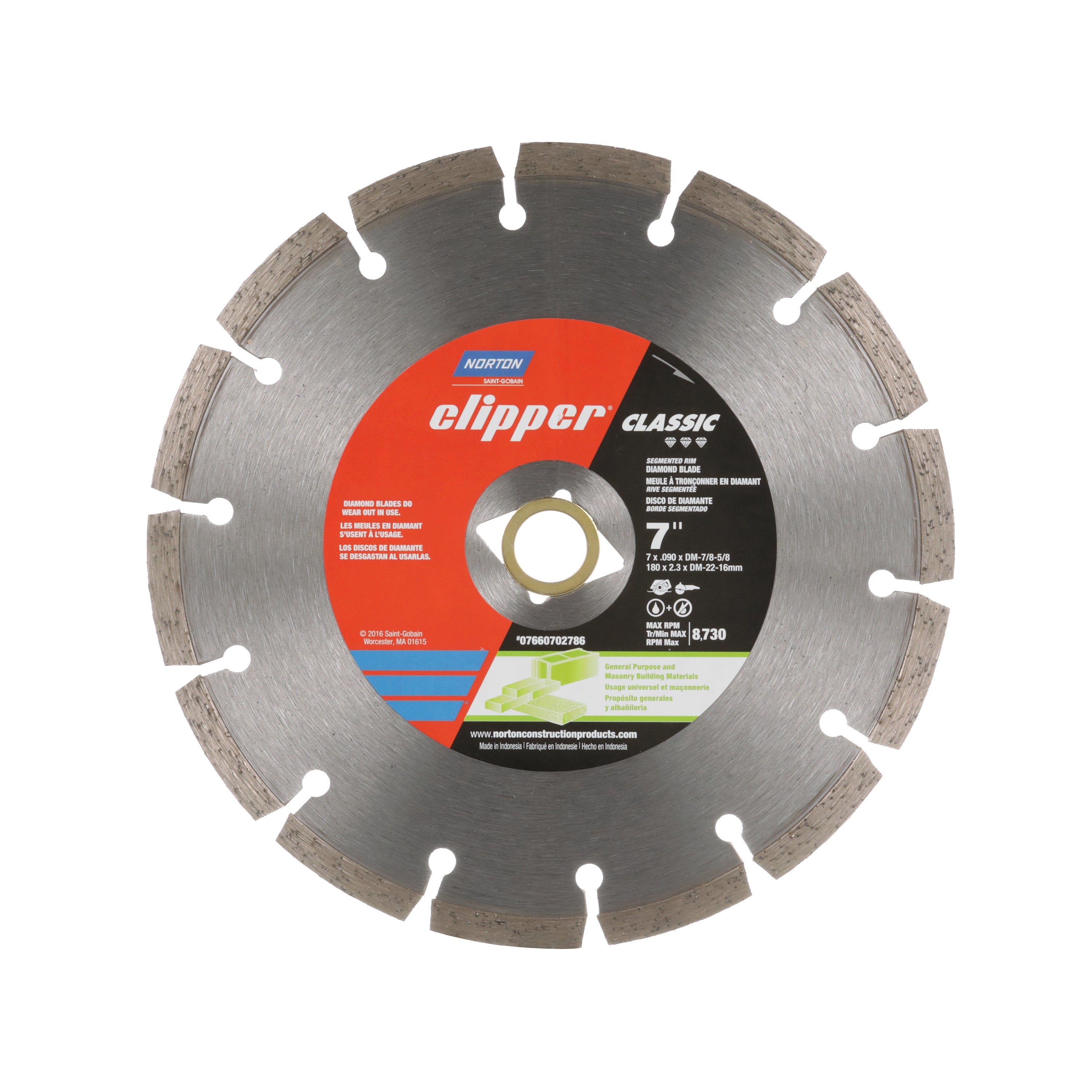 7" General Purpose Dry Segmented Portable Blade