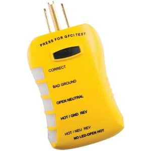Stop Shock II Circuit Analyzer Tester Black and Yellow