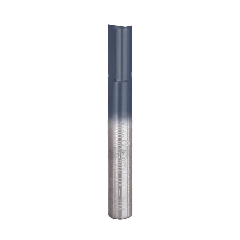 1/4" (dia.) Double Flute Straight Bit with 1/4" shank, 1/2" carbide height