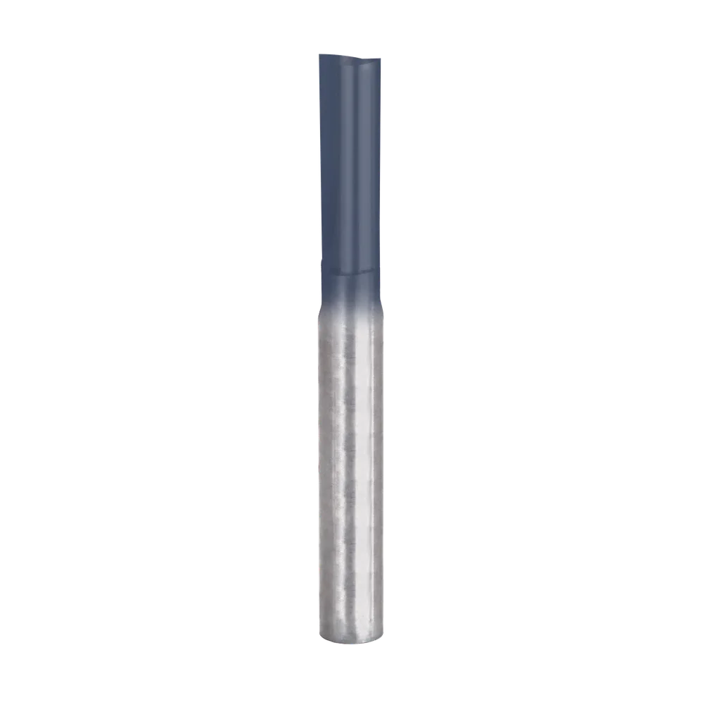 1/4" (dia.) Double Flute Straight Bit with 1/4" shank, 3/4" carbide height