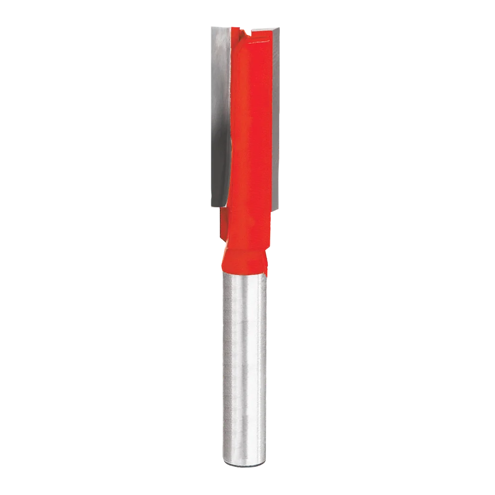 3/8" (dia.) Double Flute Straight Bit with 1/4" shank, 2-1/2" overall length