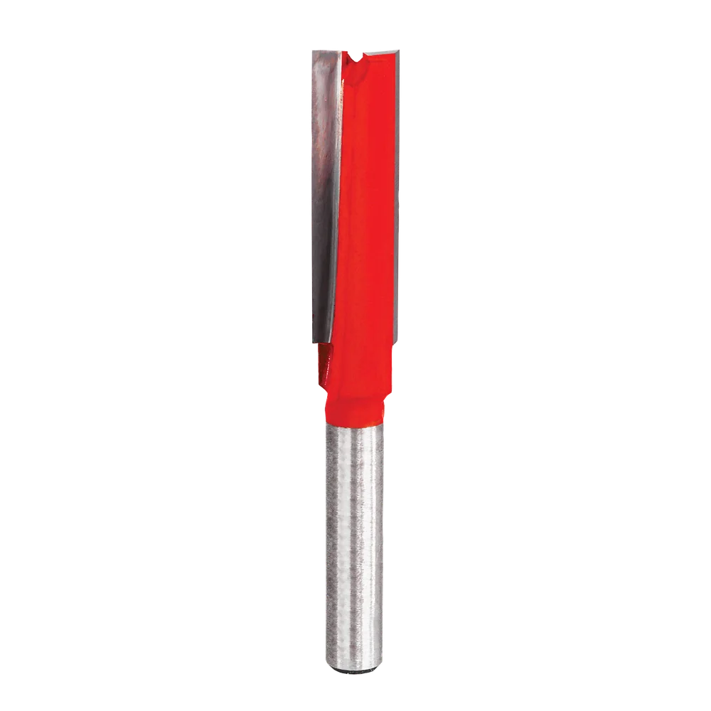3/8" (dia.) Double Flute Straight Bit with 1/4" shank, 2-11/16" overall length