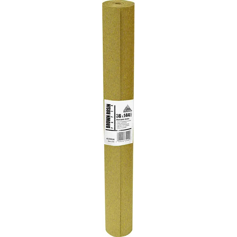 Trimaco L3536144 36" x 144' Brown Rosin Paper