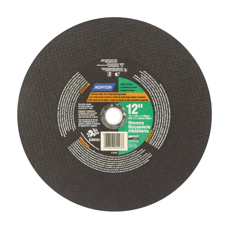 Masonry Cut Off - 12 X 1/8 X 1