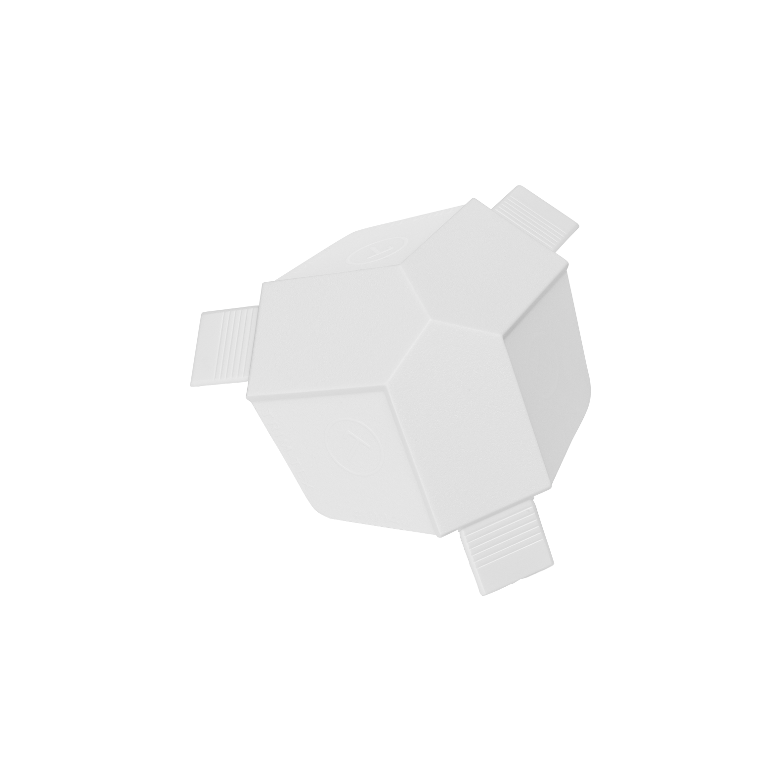 Chamfer 3 Way Molded Corner Adapter