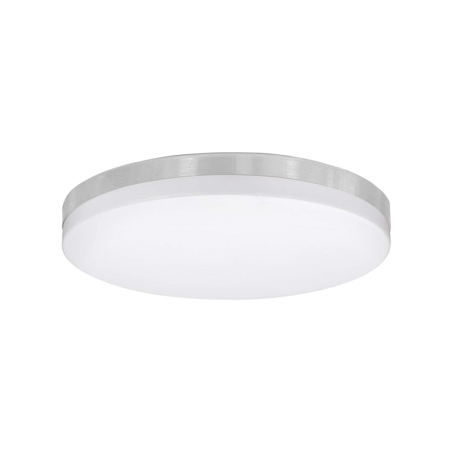 15" Dimmable Colour Changing LED Ceiling Light Fixture, Nickel 15W (1 Pack)