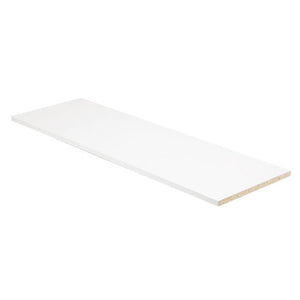 1” X 12” X 8’ White Melamine Particle Board Shelf