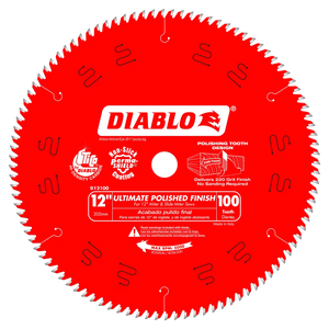 12 in. x 100 Tooth Ultimate Polished Finish Saw Blade