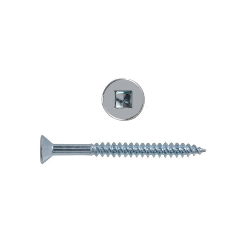 8x1-1/2 Flat Head Zinc Wood Screw (9/Pack)