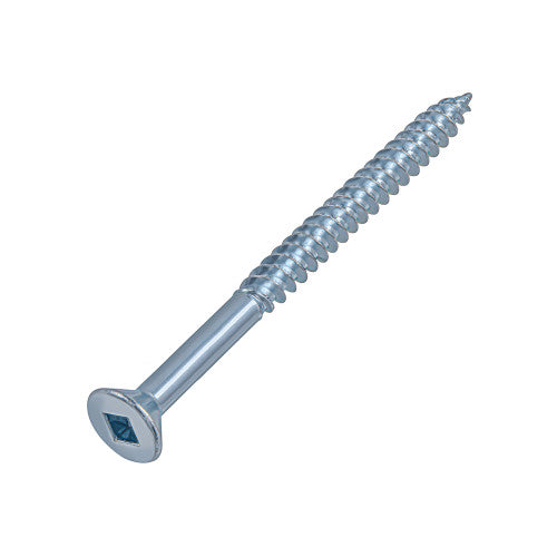 8x1-1/2 Flat Head Zinc Wood Screw (9/Pack)