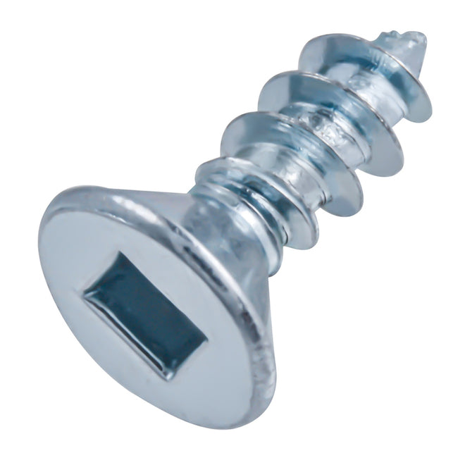 8x1/2 Flat Head Zinc Wood Screw (100/Box)