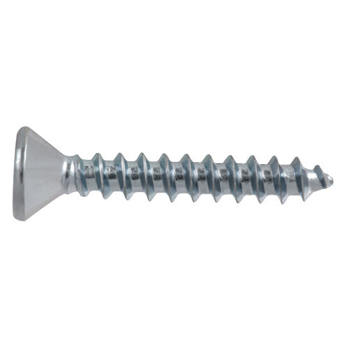 8x1 Flat Head Zinc Wood Screw (100/Box)