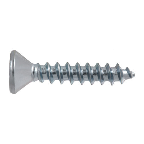 10x1 Flat Head Zinc Wood Screw (100/Box)