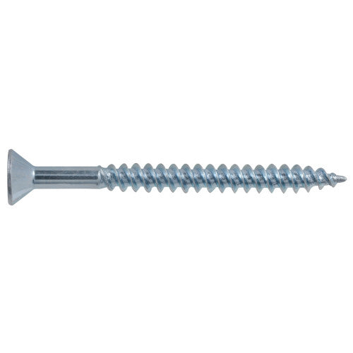 8x2 Flat Head Zinc Wood Screw (250/Box)