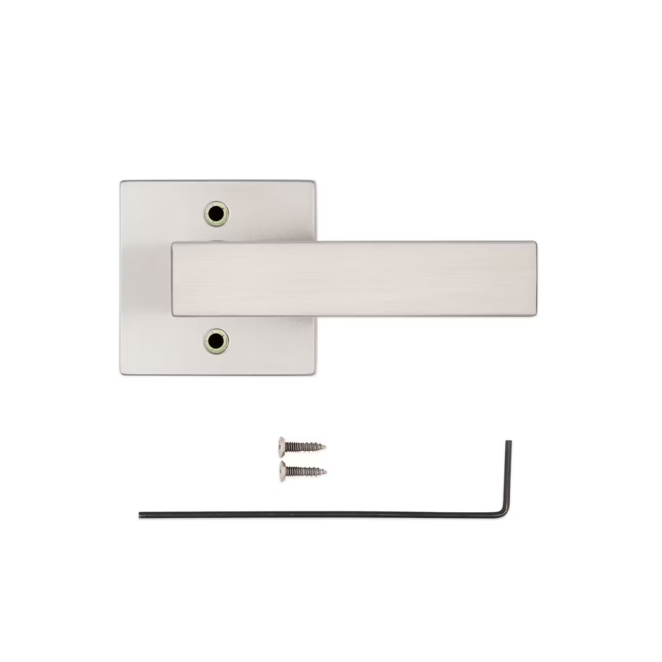 Singapore Lever - Inactive/Dummy, Satin Nickel