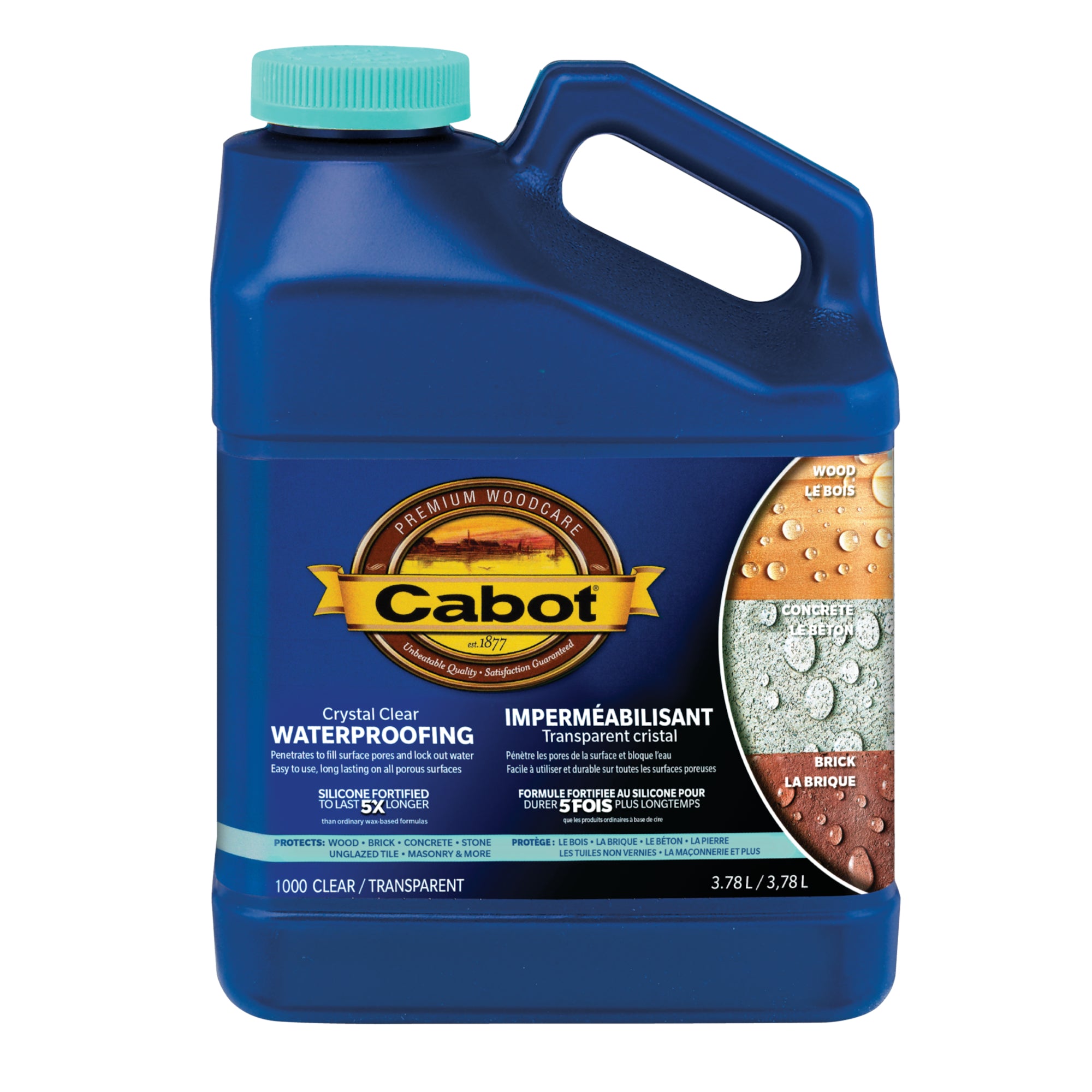 Cabot® Crystal Clear Waterproofing, 3.78 L