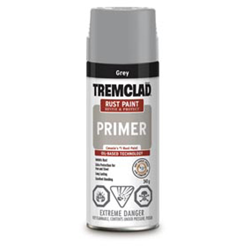 TREMCLAD® Rust Primer Spray, Flat Grey 340G