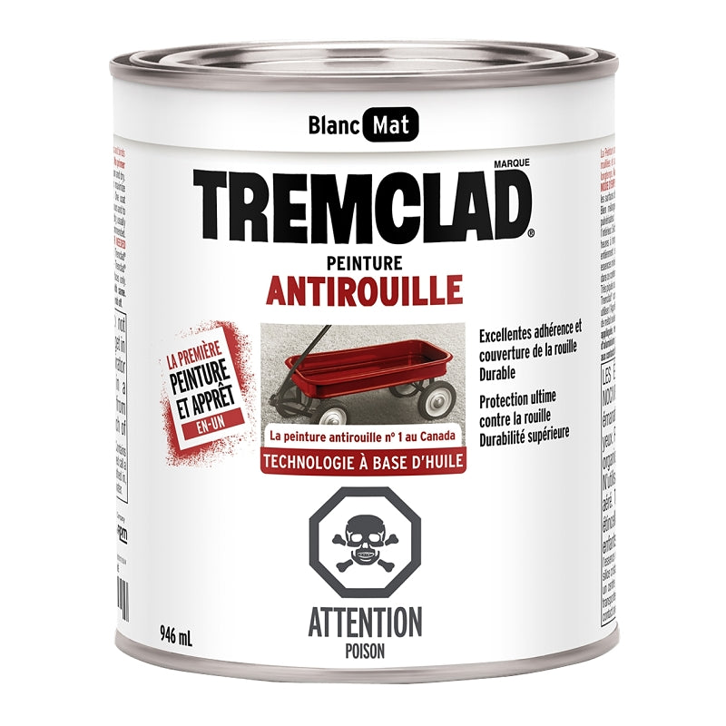 Rust Paint Interior/Exterior, Flat White 946ML
