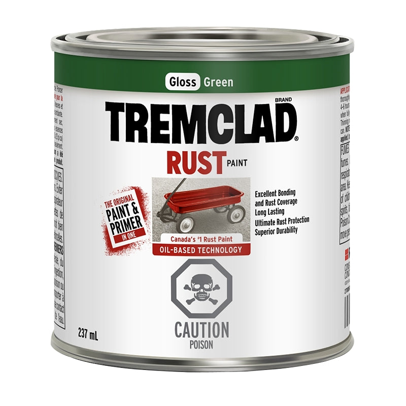 237mL Tremclad Rust Paint, Gloss Green