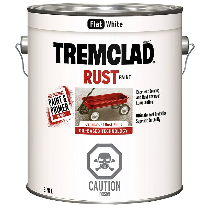 Rust Paint Interior/Exterior, Flat White 3.78L