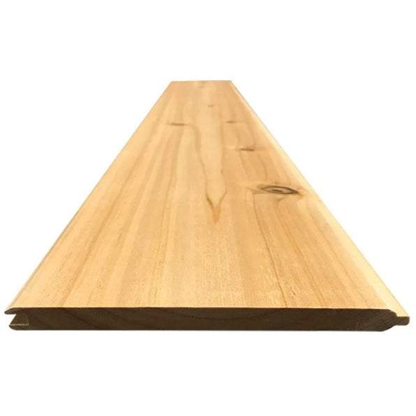 1”x6” Knotty Cedar Tongue and Groove V-Match