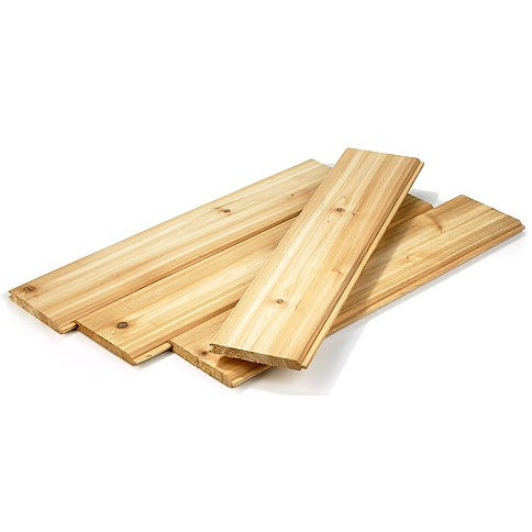 1”x6” Knotty Cedar Tongue and Groove V-Match