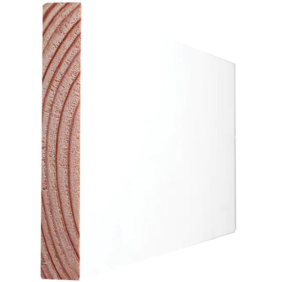 3/4"x5-1/2" Finger Jointed Pine Primed, White