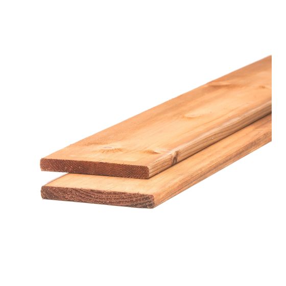 1" X 6" X 8' Brown Pressure Treated Fence Board