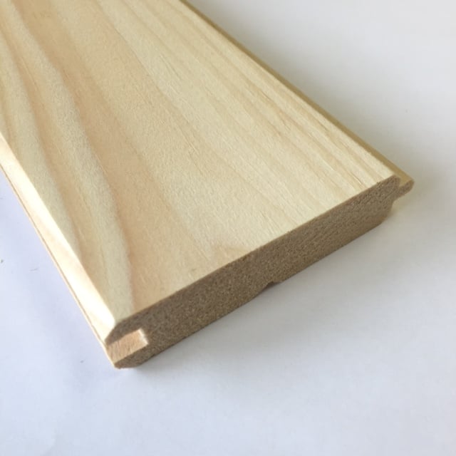 1” X 6” Clear Pine Centre Groove V-Match