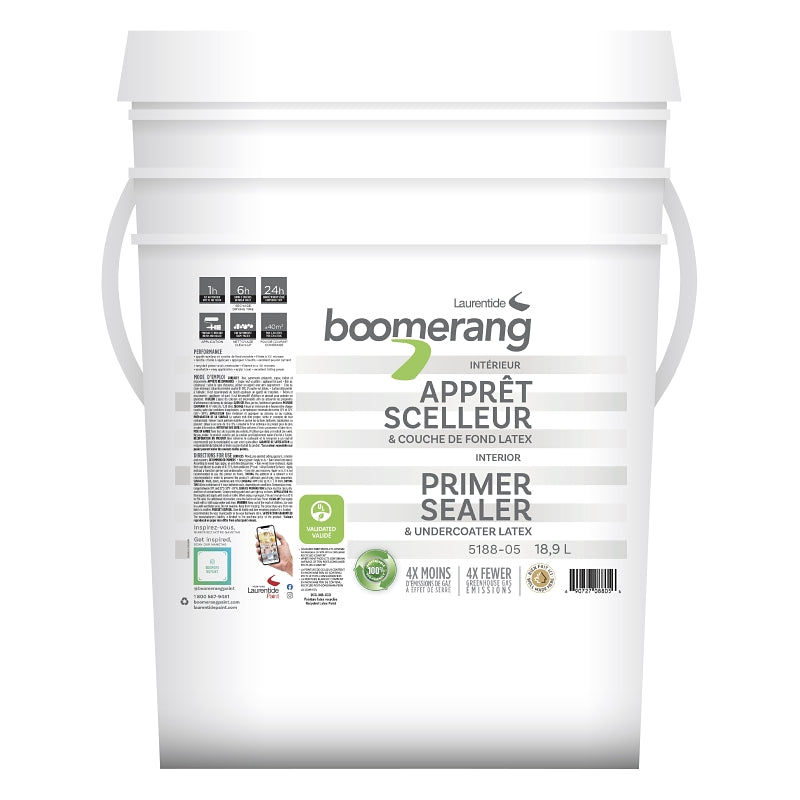 Boomerang Interior Primer-Sealer Latex White 18.9 L
