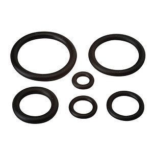 Assorted O Ring, Black (6 Pack)