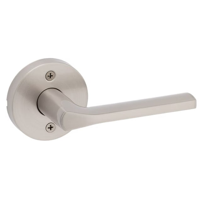 Lisbon Lever - Passage, Satin Nickel