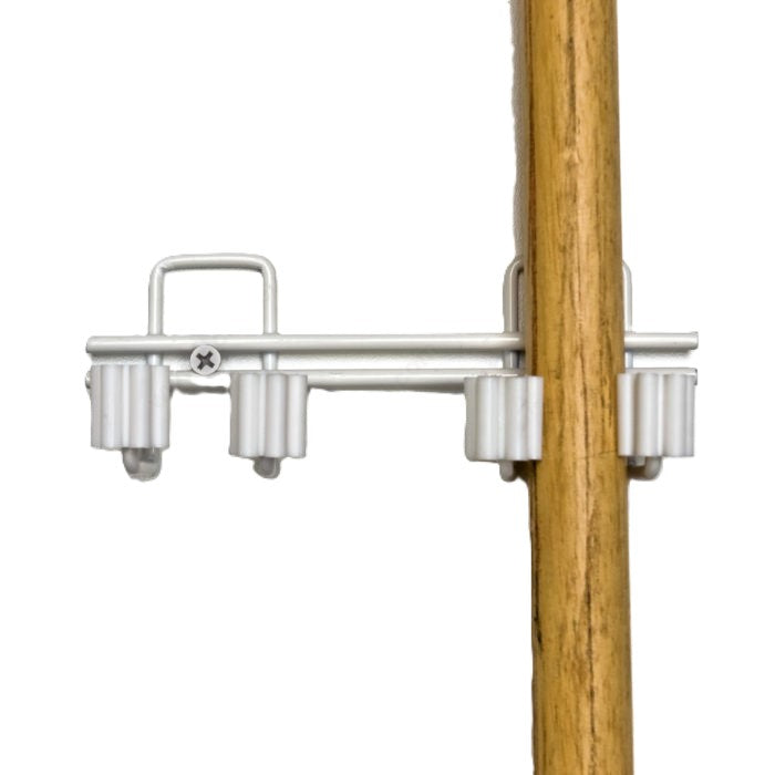Mop and Broom Grip Clip, White