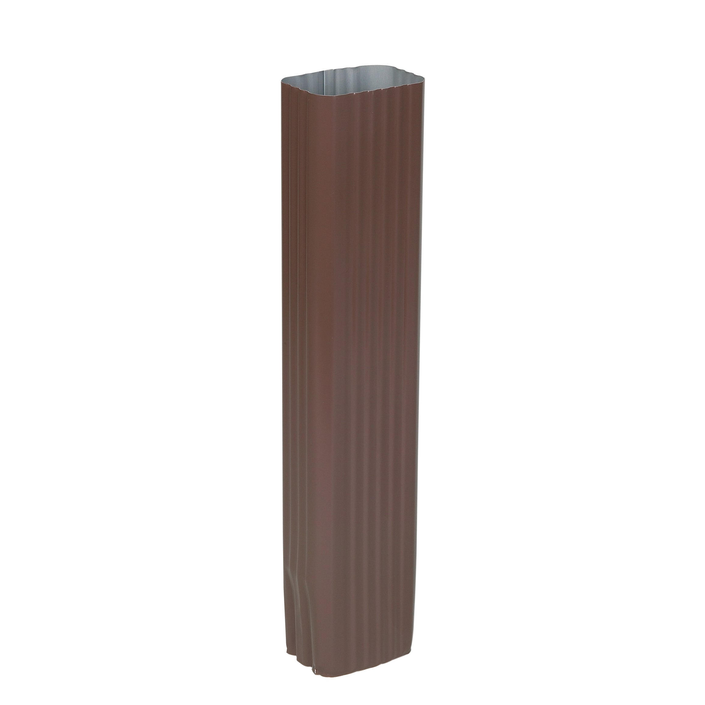 2" x 3" Aluminum Downpipe, Brown