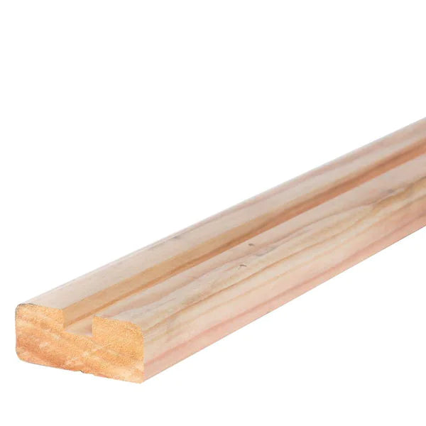 2" X 4" Western Red Cedar Grooved Board for Lattice