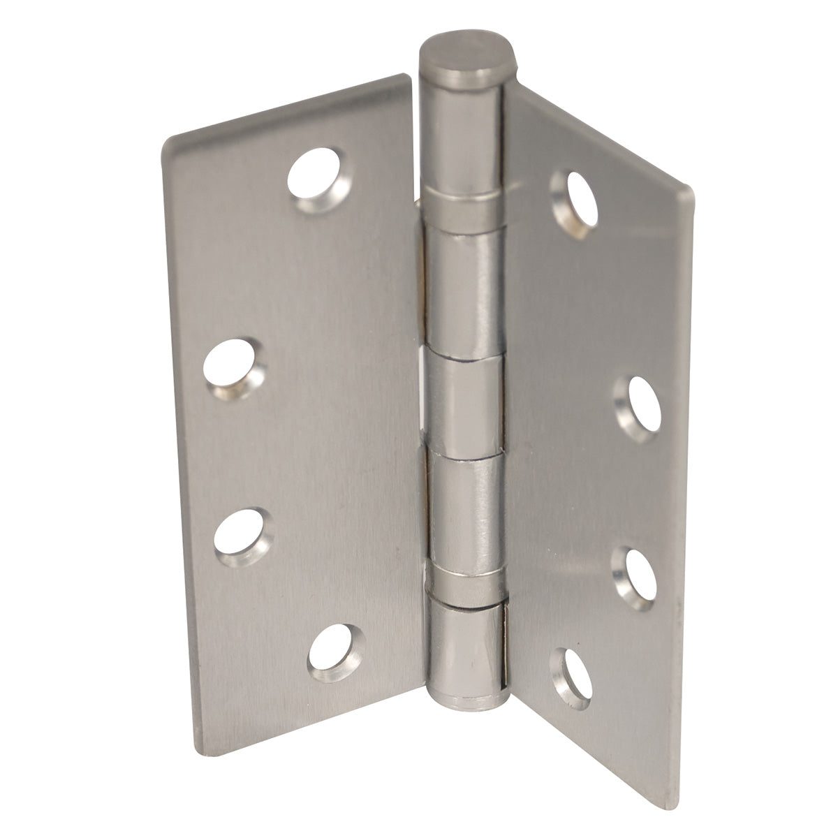 4-1/2"x4" Commercial Template Butt Hinge, Satin Chrome