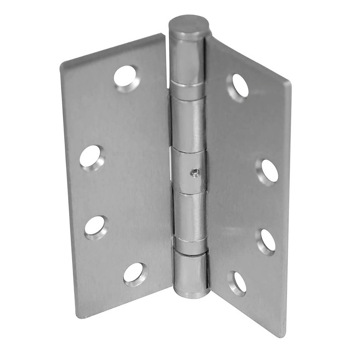 4-1/2"x4" Commercial Template Butt Hinge, Satin Chrome