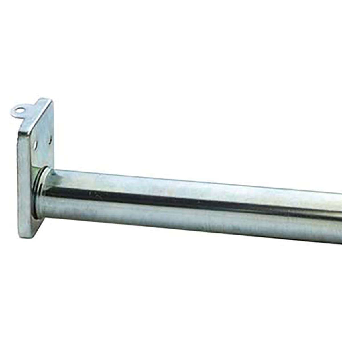 30"-48" Adjustable Metal Closet Rod, Zinc