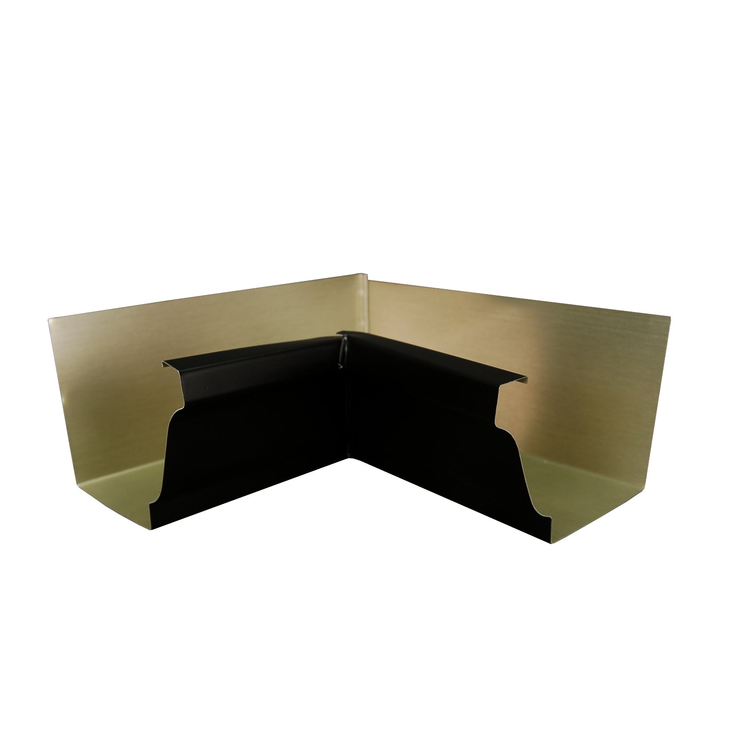 5" Aluminum Inside Corner Mitre, Black