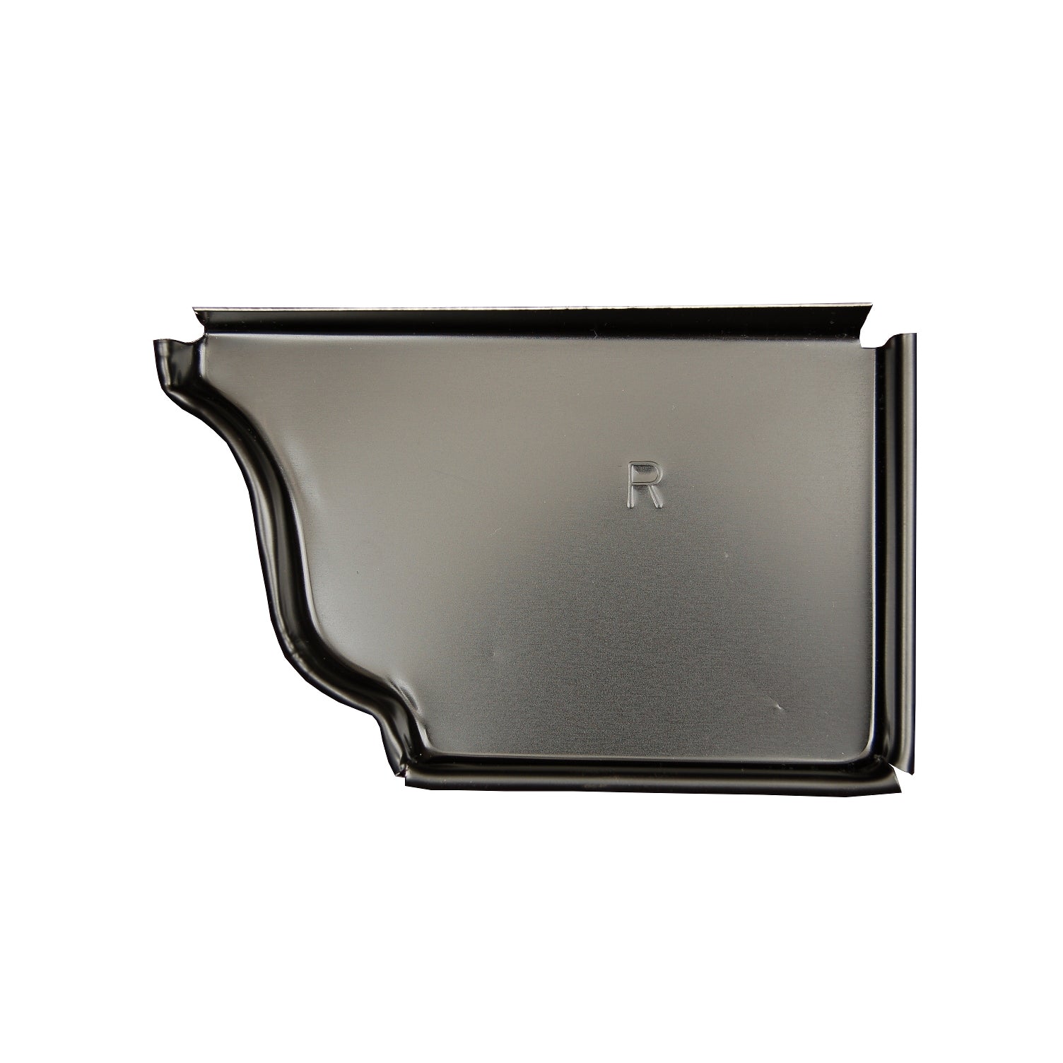 5" Aluminum Endcap Right, Black