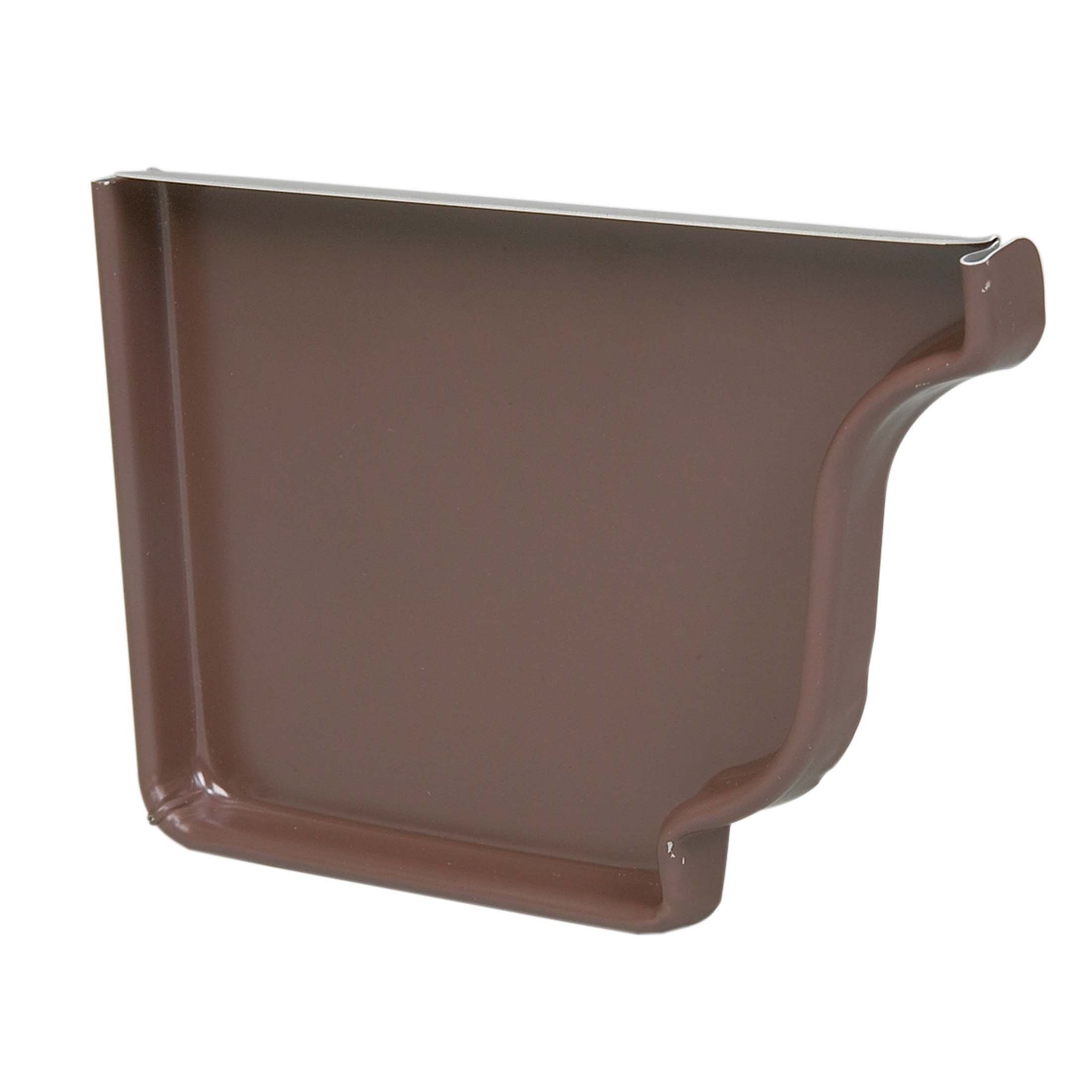 5" Aluminum Endcap Left, Brown