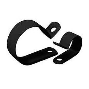 3/8" Plastic Cable Clamp, Black
