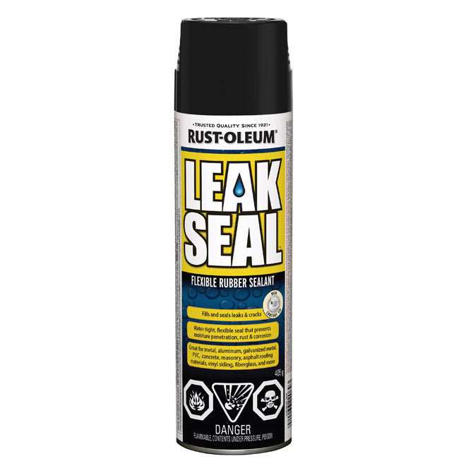 Leakseal Flexible Rubber Sealant,  Black  405G