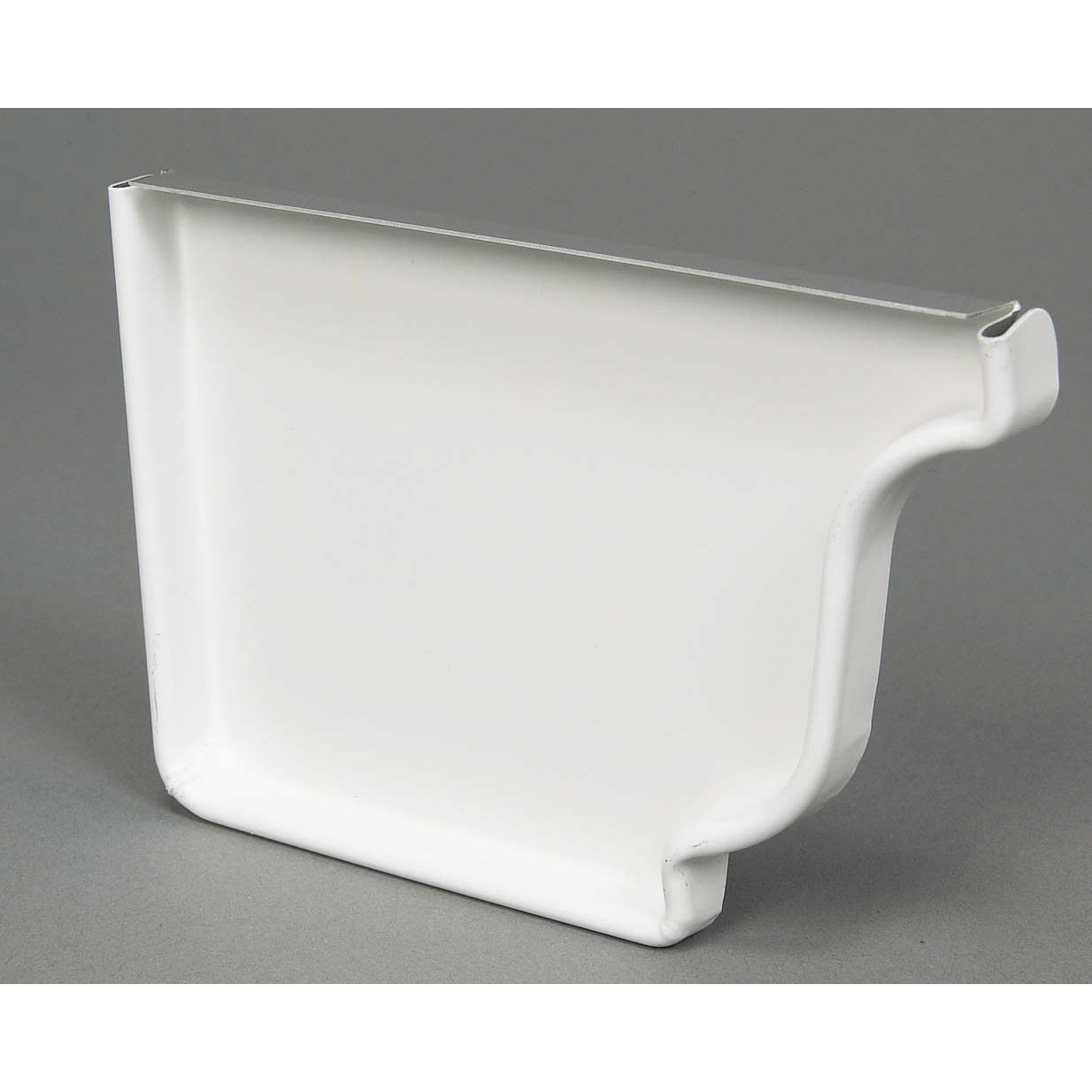 5" Aluminum Endcap Left, White