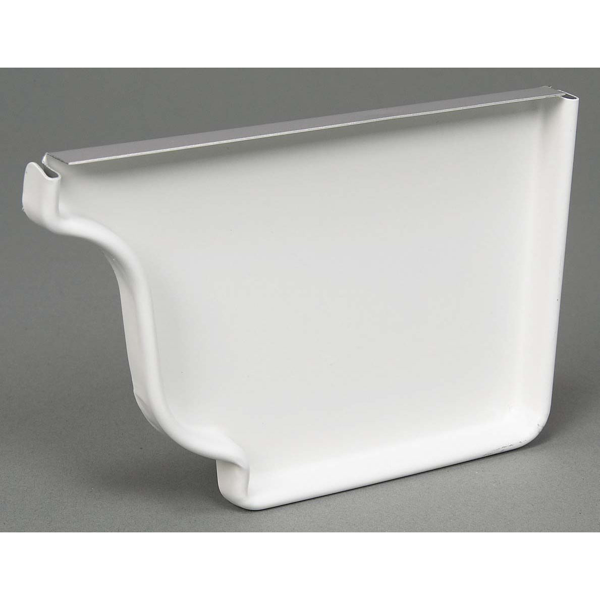 5" Aluminum Endcap Right, White