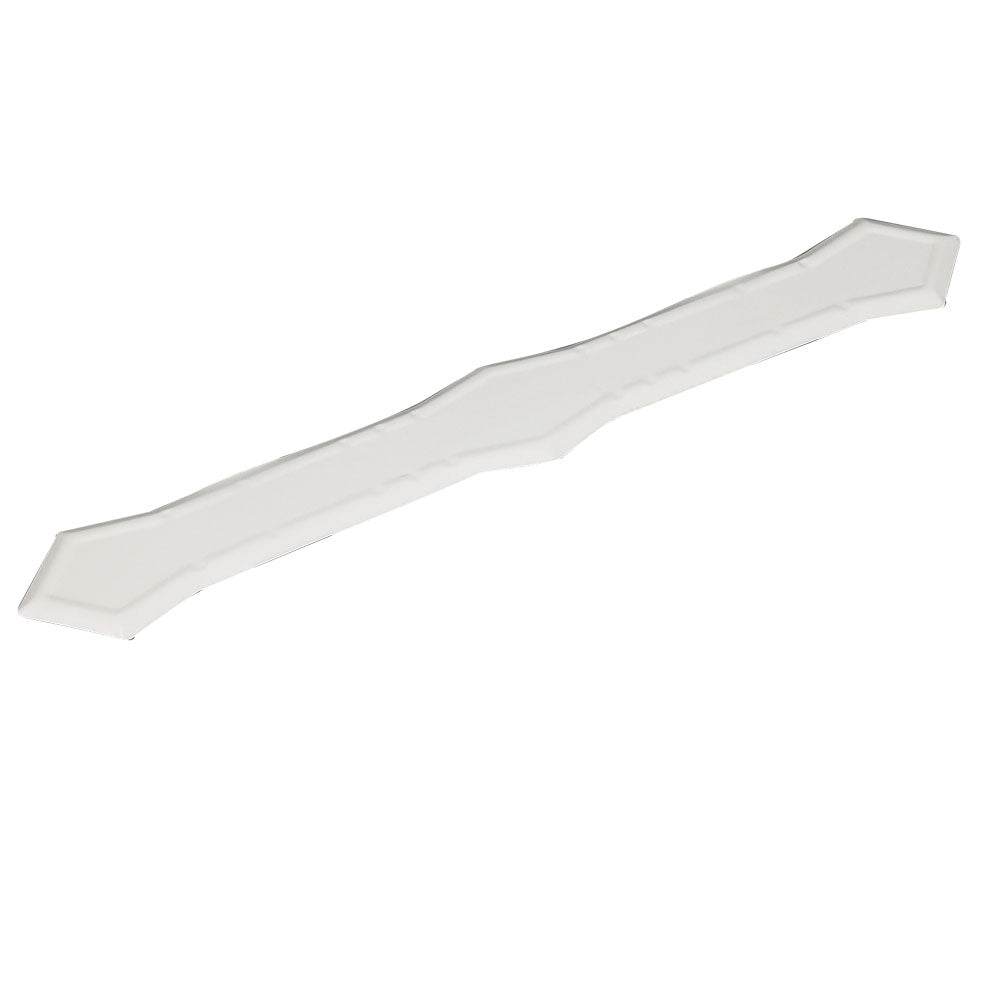 Aluminum Downpipe Strap, White