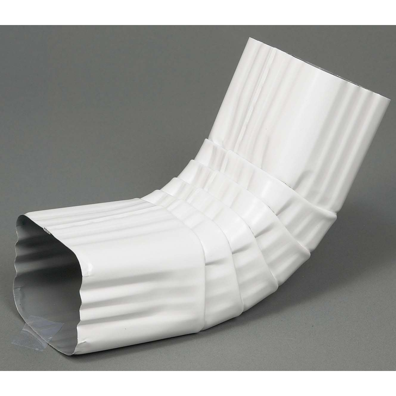 2" x 3" Aluminum Elbow "A", White