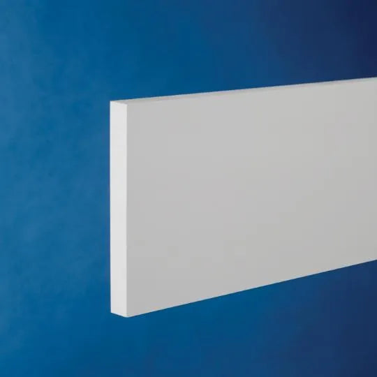 CERTAINTEED 1" x 7-1/4" x 18' Reversable PVC Trim, Smooth